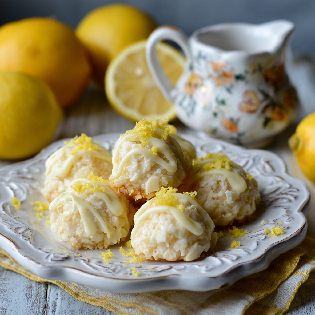Lemon No Bake Cookies Recipe