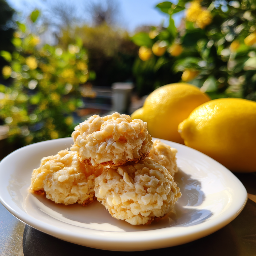 Lemon No Bake Cookies Recipe