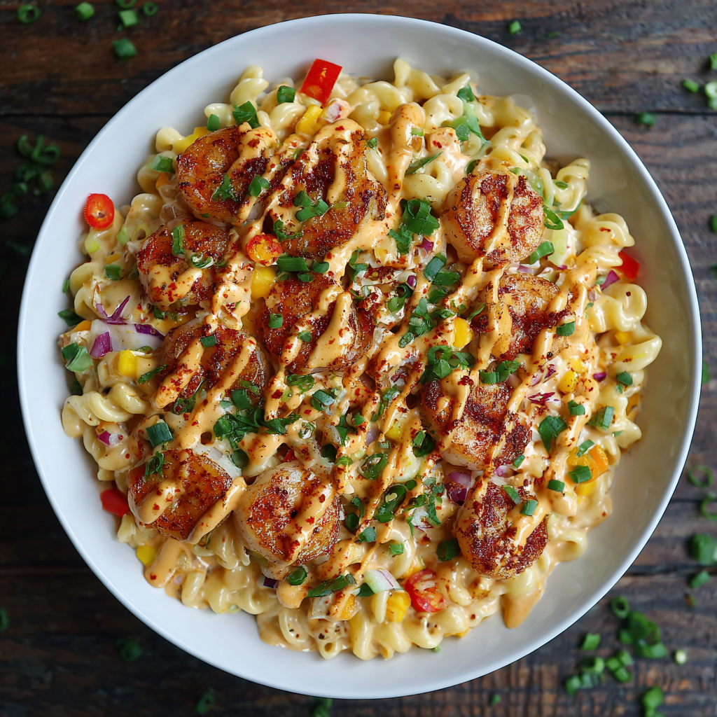 Bang Bang Shrimp Pasta Salad Recipe