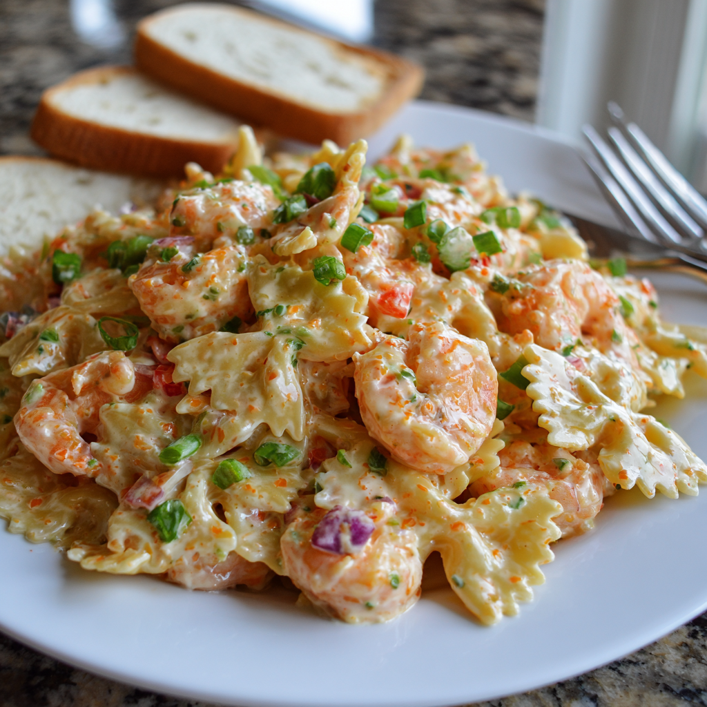 Bang Bang Shrimp Pasta Salad Recipe
