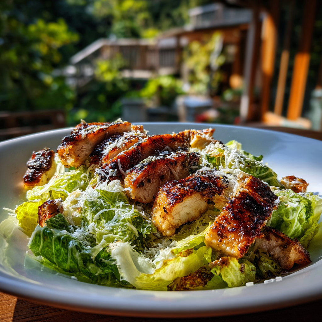 Blackened Chicken Caesar Salad Recipe