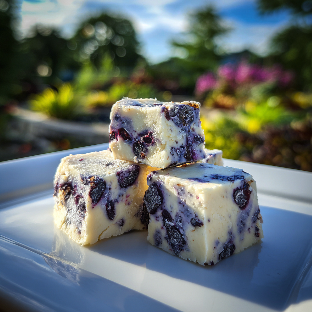 Blueberry Cheesecake Fudge Recipe