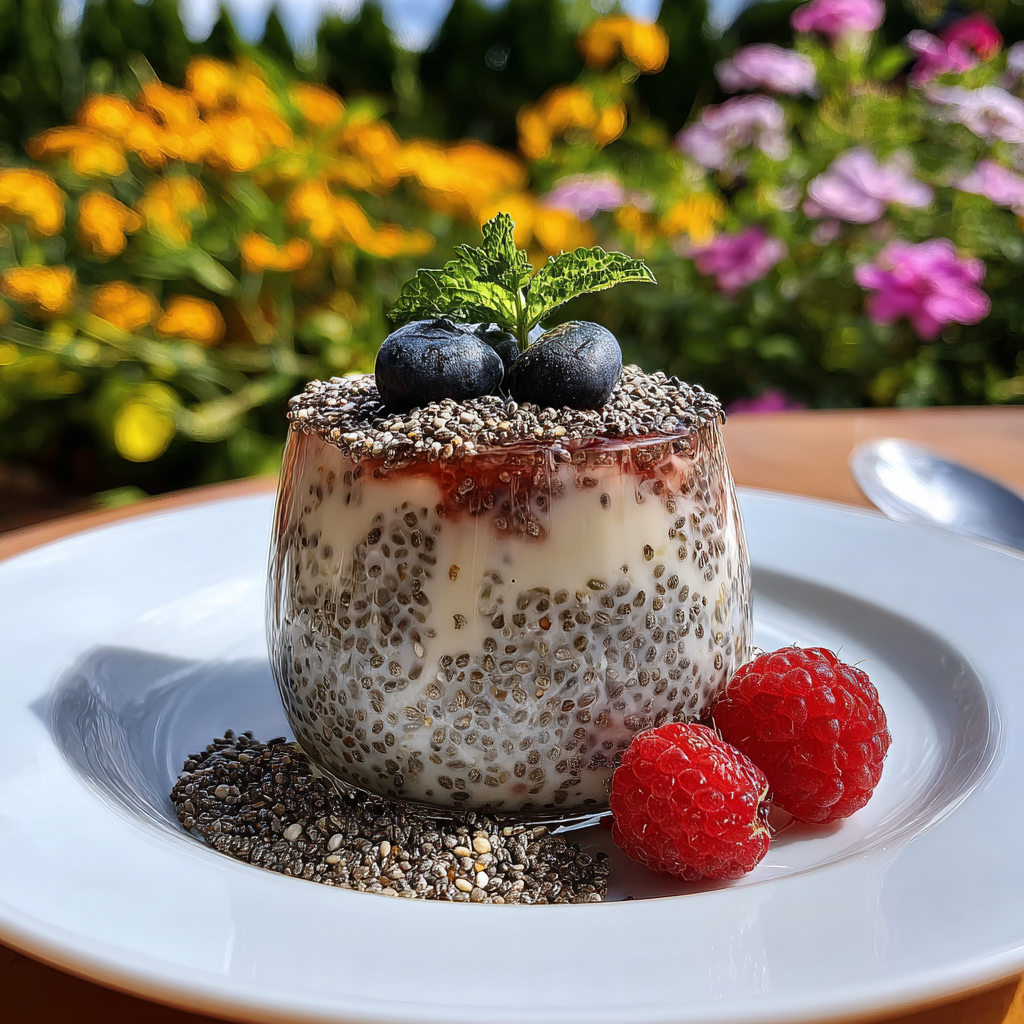 Basil Seed Pudding Recipe