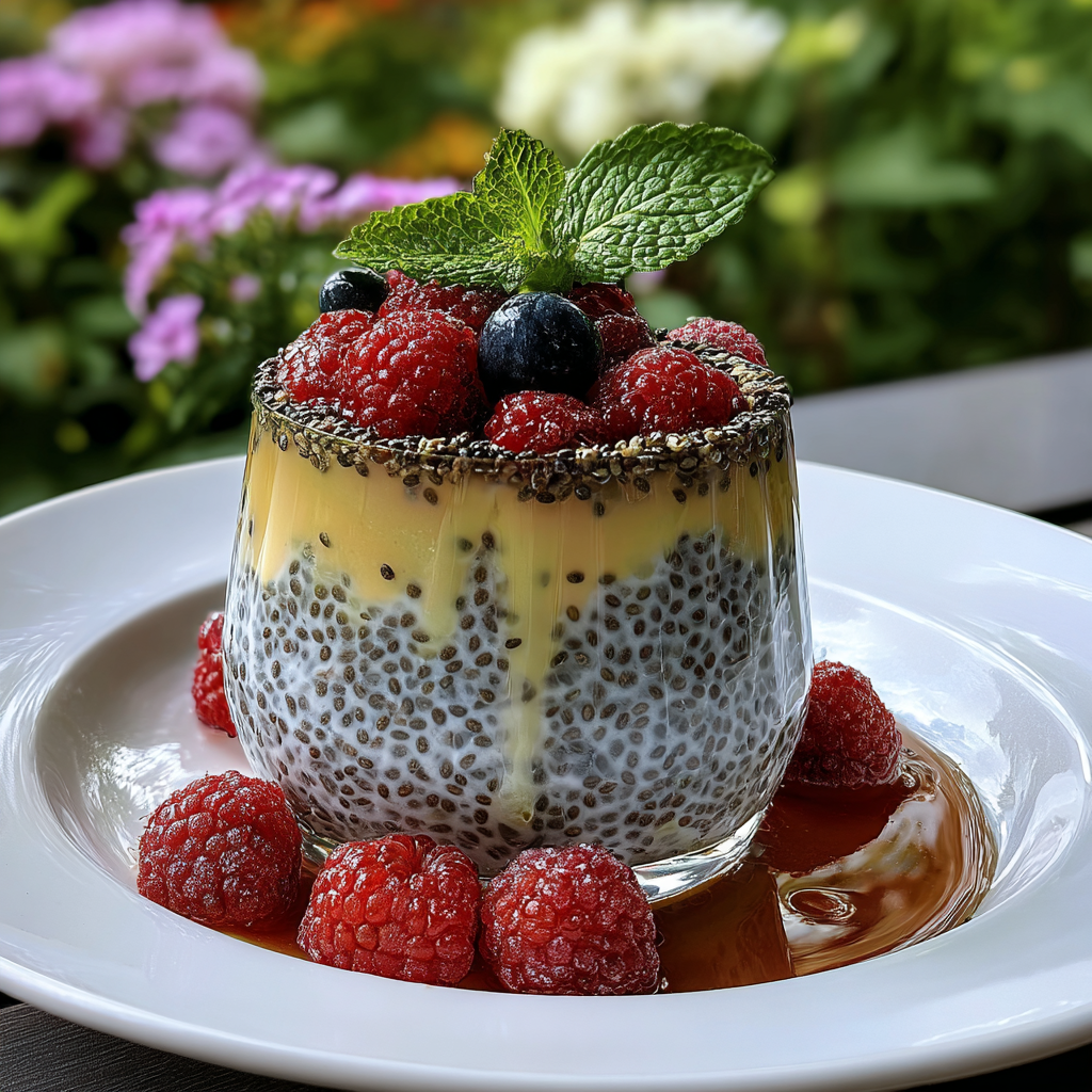 Basil Seed Pudding Recipe