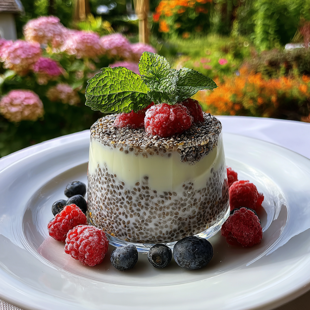 Basil Seed Pudding Recipe