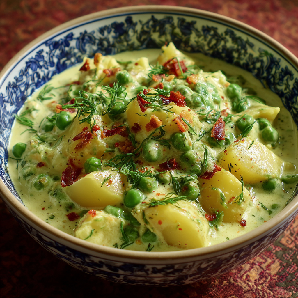 Creamed Peas and Potatoes​ Recipe