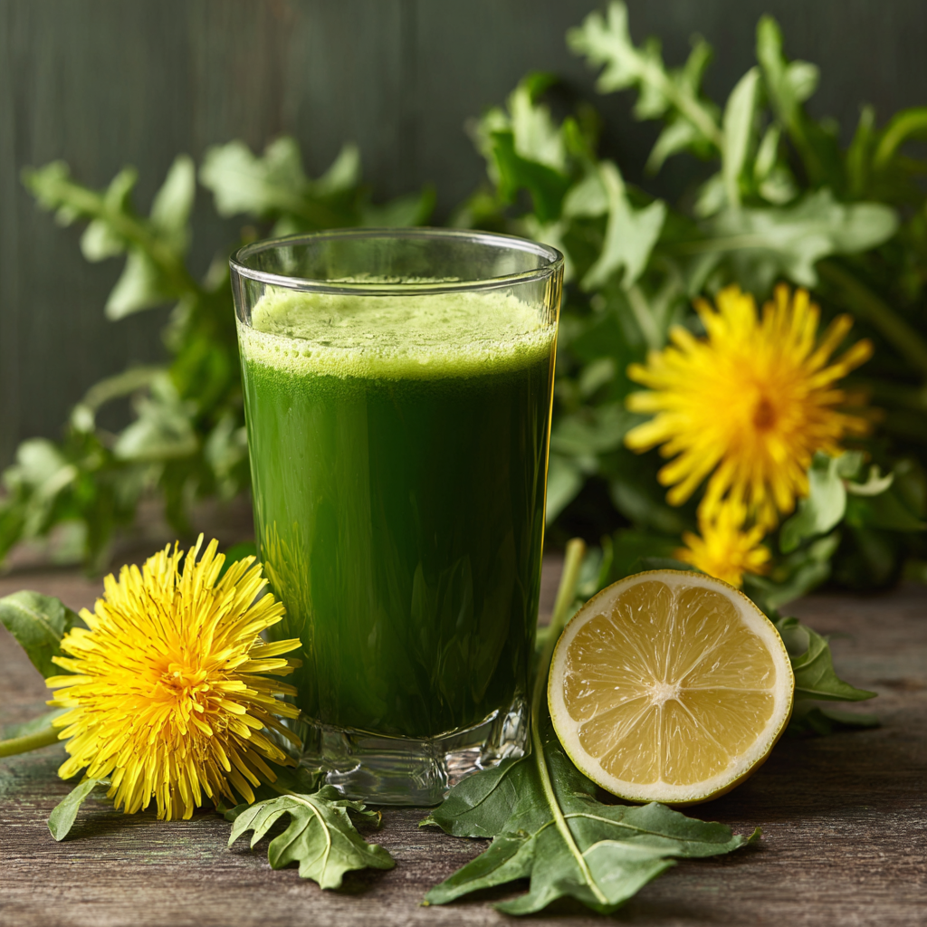 Dandelion Greens Juice Recipe