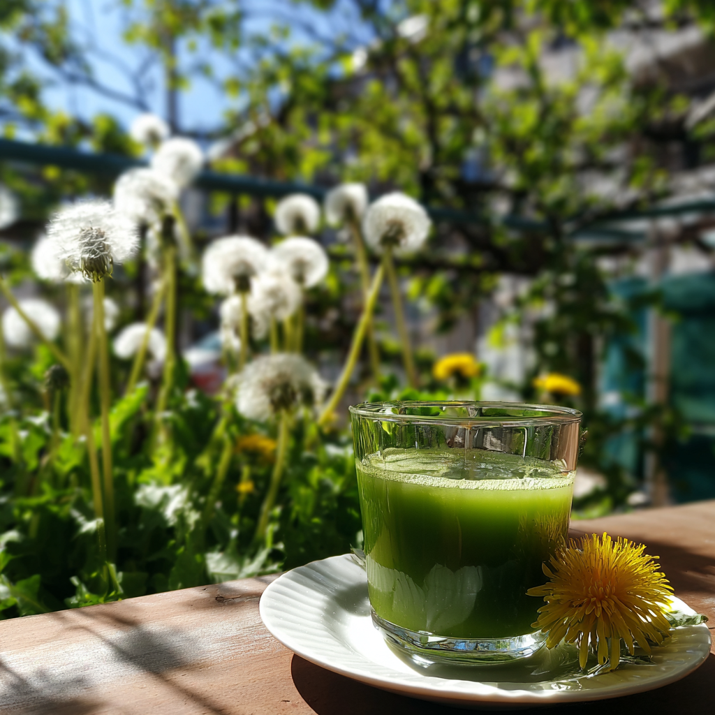 Dandelion Greens Juice Recipe