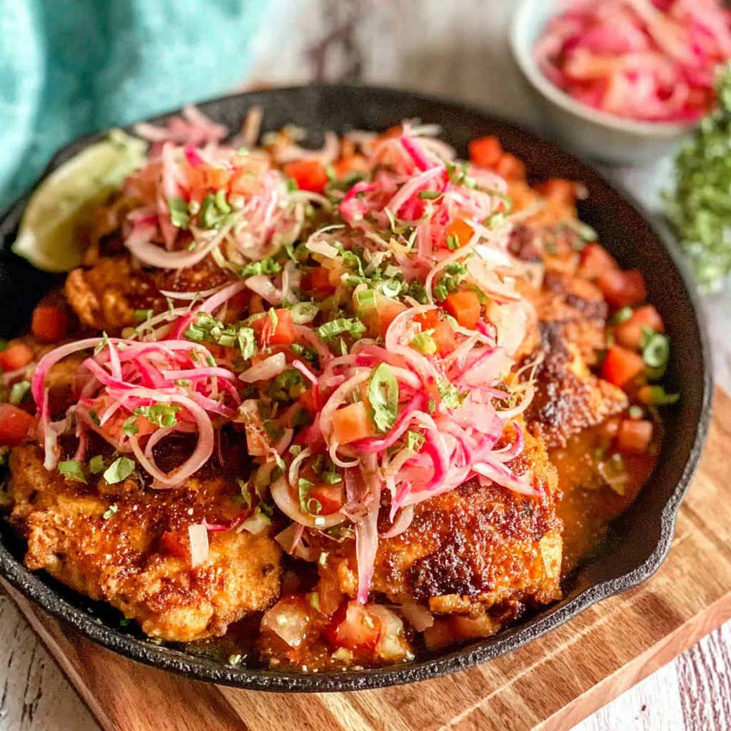 Pollo Con Tajadas Recipe