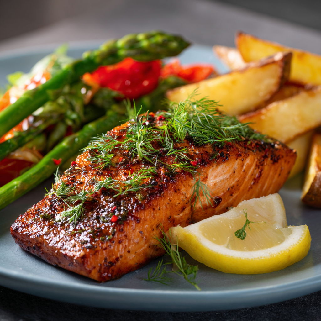 Air Fryer Salmon Steak Recipe​