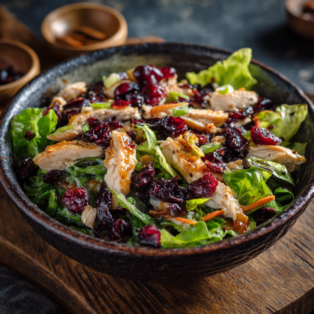 Asian Chicken Cranberry Salad Recipe​