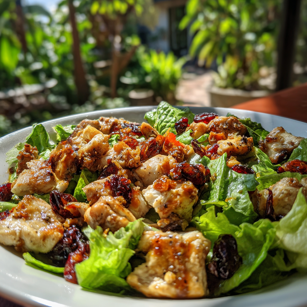 Asian Chicken Cranberry Salad Recipe​
