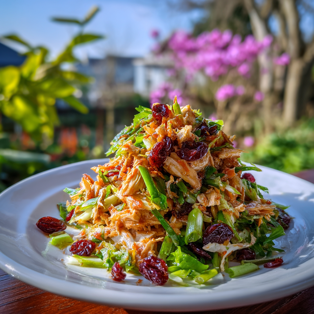 Asian Chicken Cranberry Salad Recipe​
