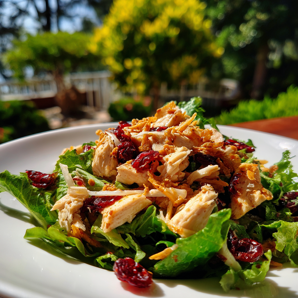 Asian Chicken Cranberry Salad Recipe​