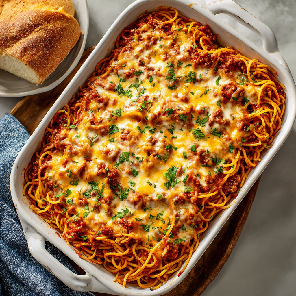 k&w baked spaghetti recipe