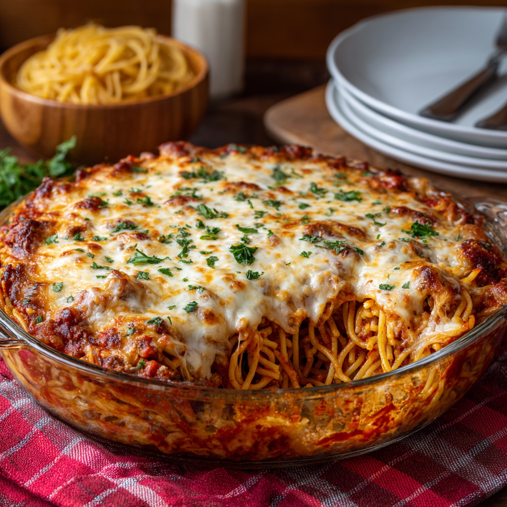 k&w baked spaghetti recipe