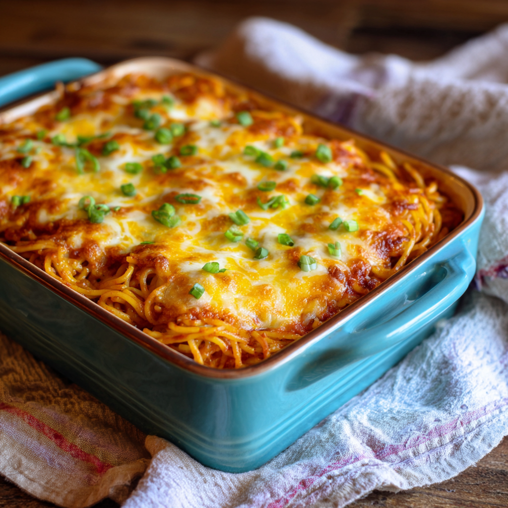 k&w baked spaghetti recipe