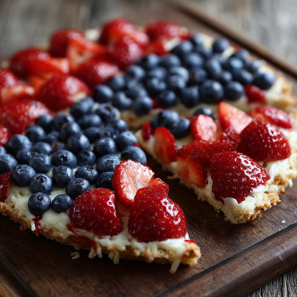 American Flag Fruit Pizza Recipe