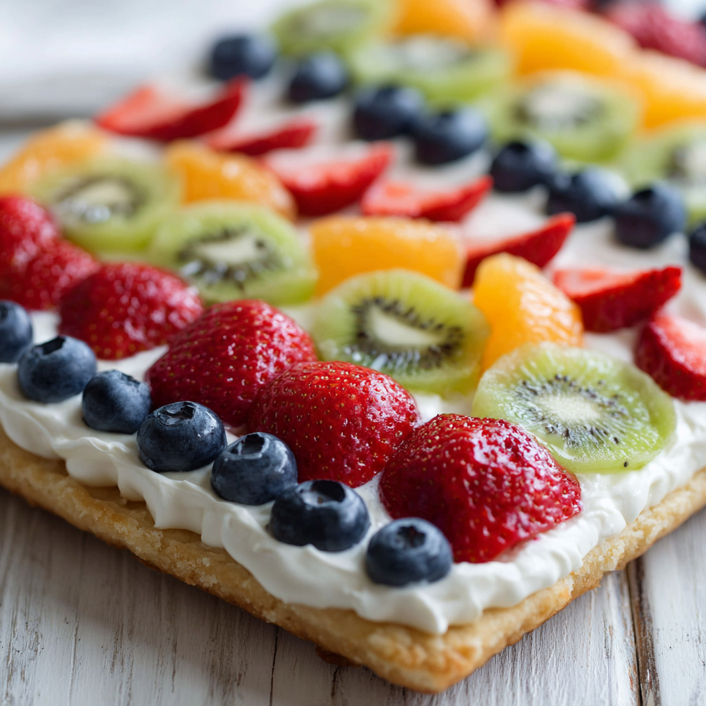 American Flag Fruit Pizza Recipe