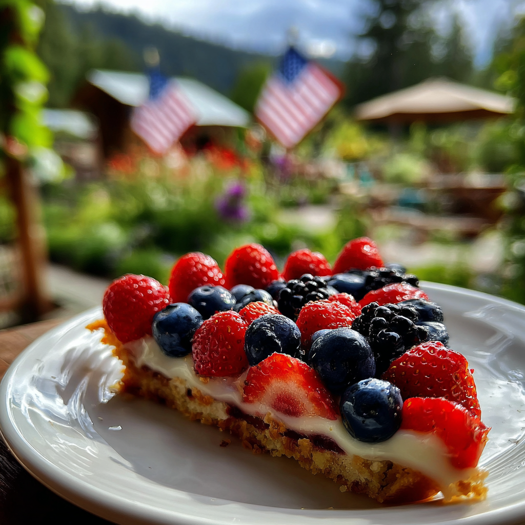 American Flag Fruit Pizza Recipe