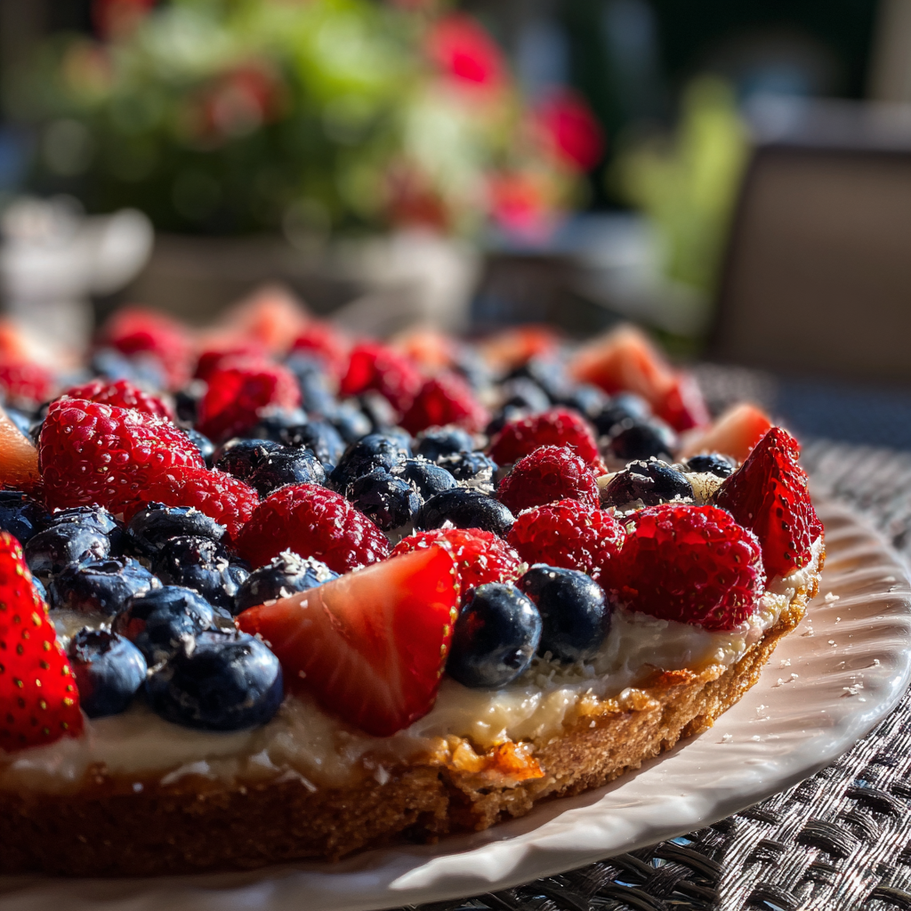 American Flag Fruit Pizza Recipe