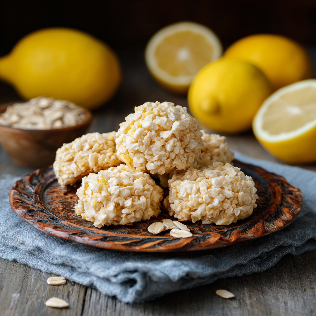 Lemon No Bake Cookies Recipe