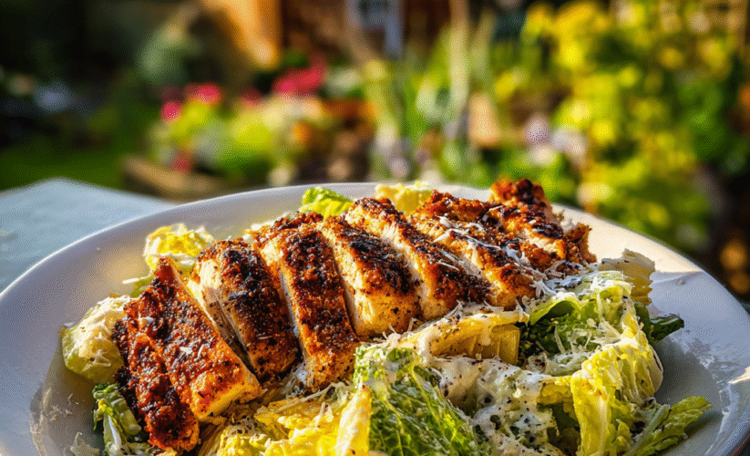 Blackened Chicken Caesar Salad Recipe
