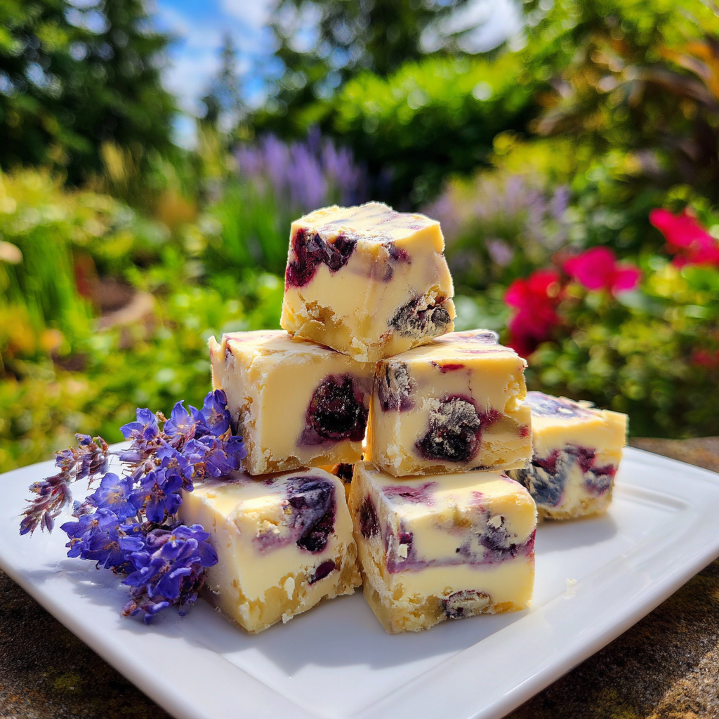 Blueberry Cheesecake Fudge Recipe​