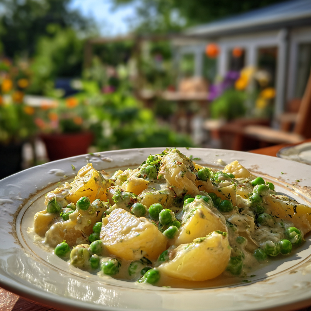 Creamed Peas and Potatoes​ Recipe