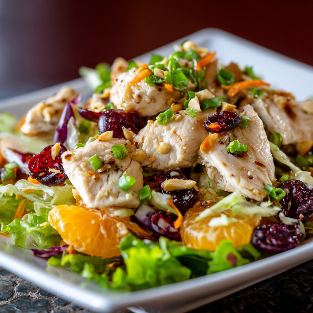 Asian Chicken Cranberry Salad Recipe​