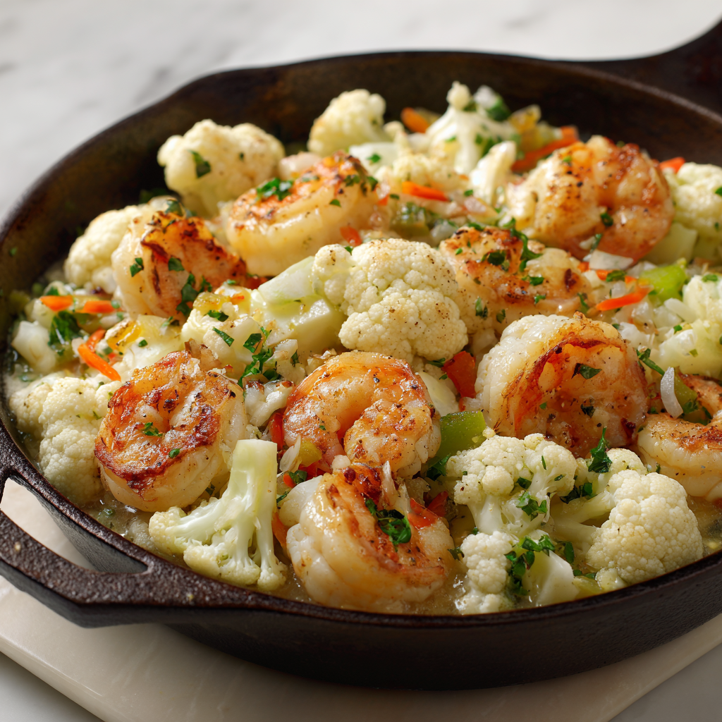 Cauliflower With Shrimp Recipe​