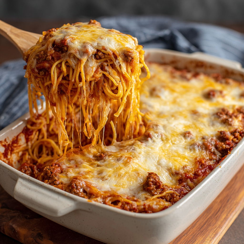 k&w baked spaghetti recipe