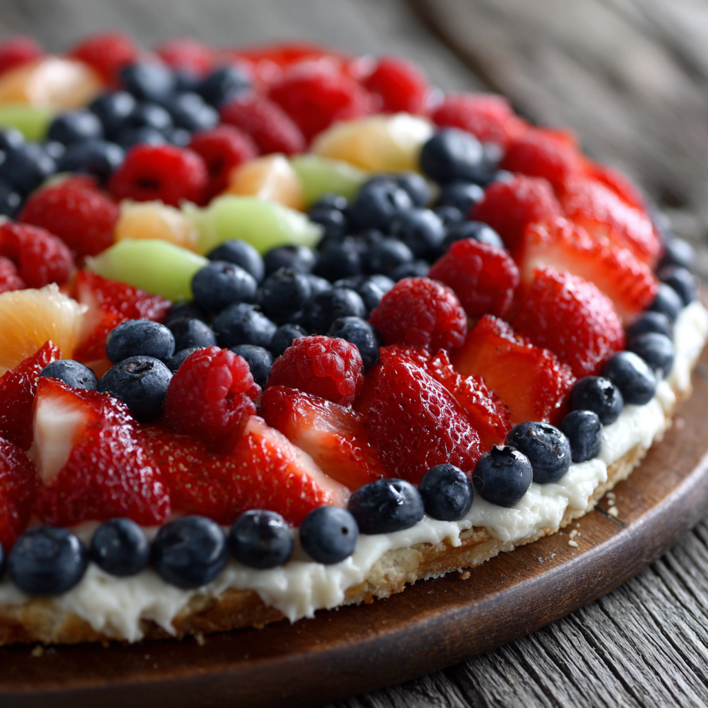 American Flag Fruit Pizza Recipe
